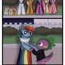 Rainbow Dash and Spike waltz