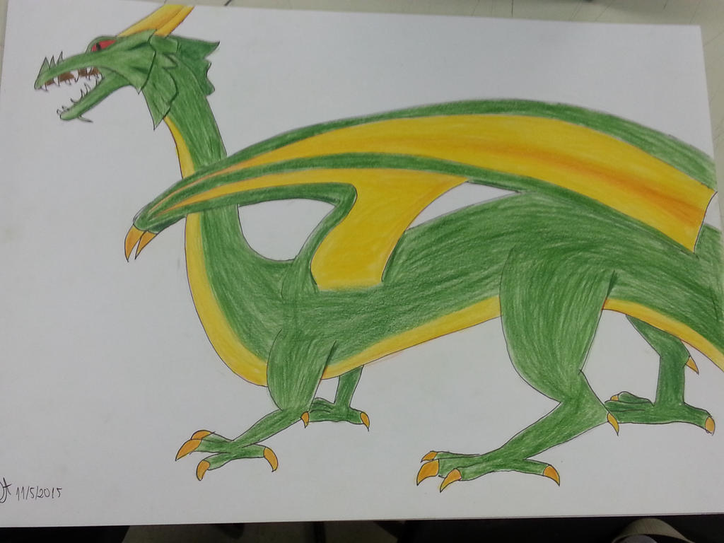 Dragon study in class!