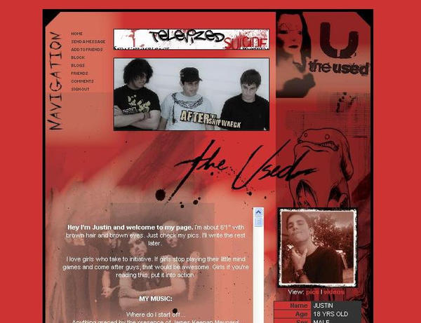 MySpace DIV Layout 5 by VerseDesigns on DeviantArt