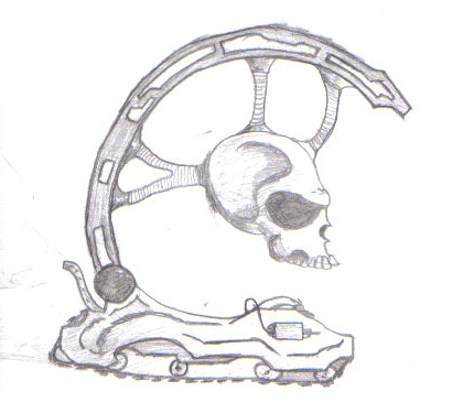 Skull on Tracks