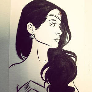Wonder Woman sketch card