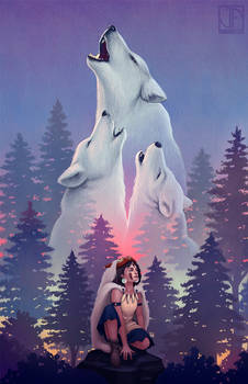 San and the Wolves