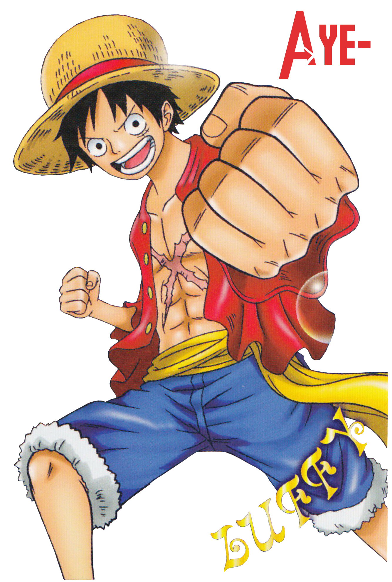 Monkey D. Luffy (Render #2) by yessing on DeviantArt