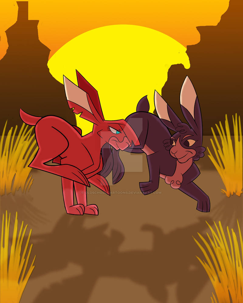 Desert Sensei Rabbit Desert bunnies by OldschoolCartoons on DeviantArt