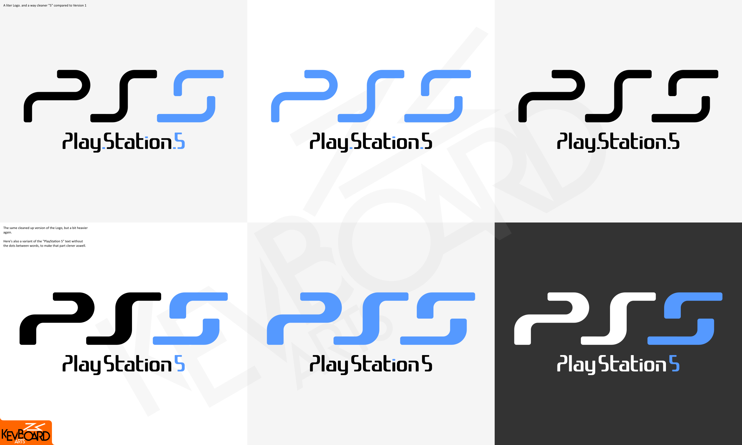 PlayStation 5 | Logo Idea #2 | 'PS5' by kevboard on DeviantArt