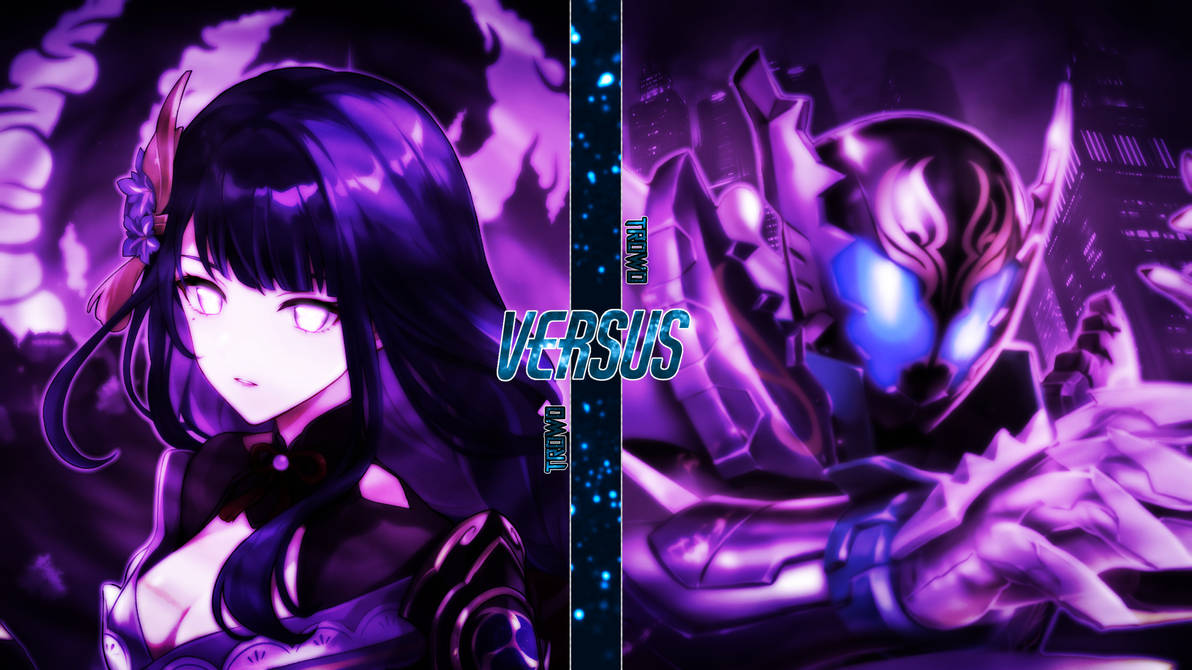 Raiden Ei VS Kamen Rider Rogue by Trowo2 on DeviantArt