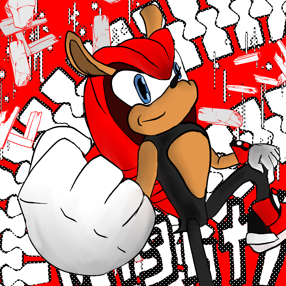 Red the Mighty Armadillo by CeyeMK on Newgrounds