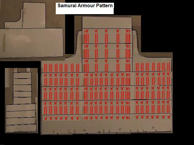 Samurai Lock Pattern Samurai armour pattern by Tulloran on DeviantArt