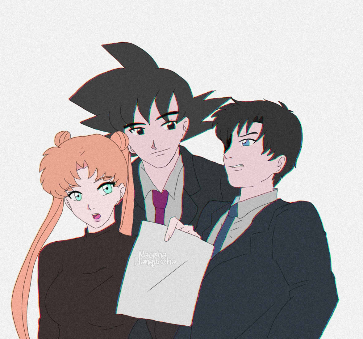 Serena x Goku vs Darien by gosaginay on DeviantArt Serena x Goku vs Darien by gosaginay on DeviantArt