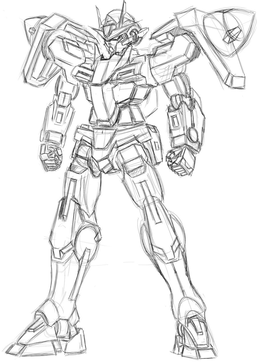 Gundam 00 Raiser By Oblivion027 On Deviantart