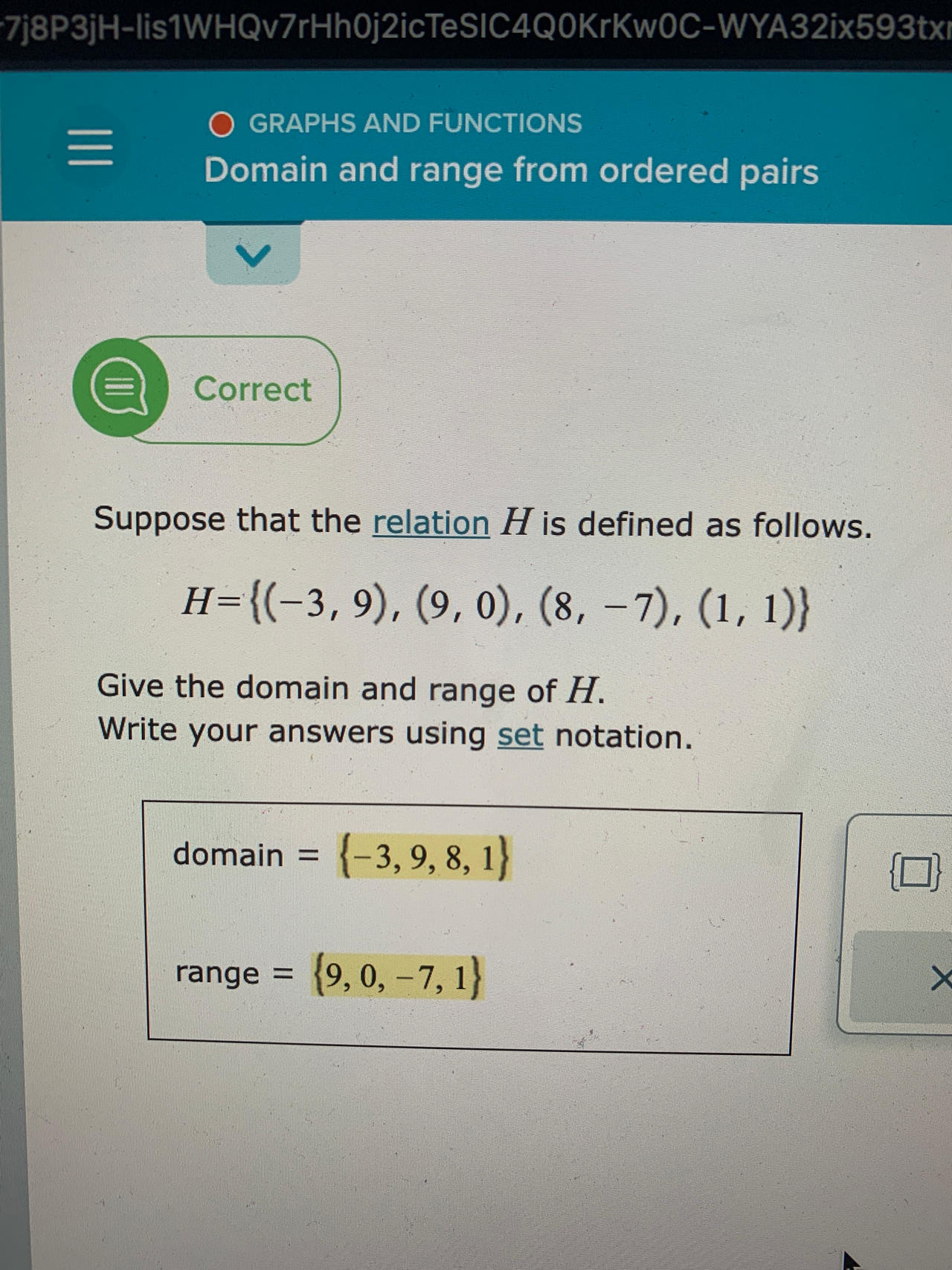 Math: Domain and range from ordered pairs by yomamacallsmejeff123 on ...