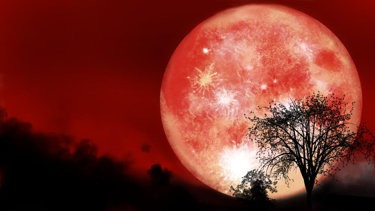 Fall Moon with Tree by Scenic-Overload on DeviantArt