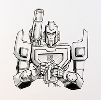 Inktober/Festival of Lost Light: Perceptor