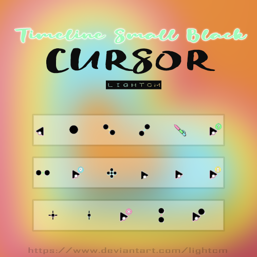 Small Rythia Cursor Timeline Small Black Animate Cursors by LightCm on DeviantArt