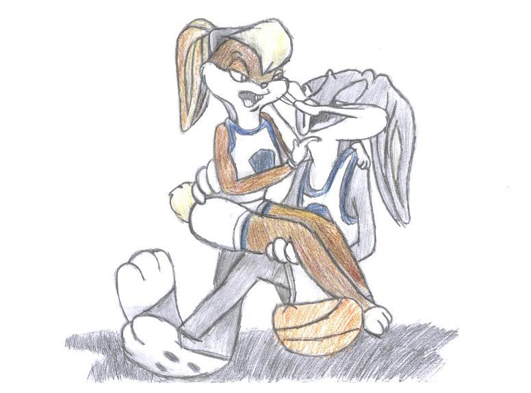 Lola and Bugs Bunny