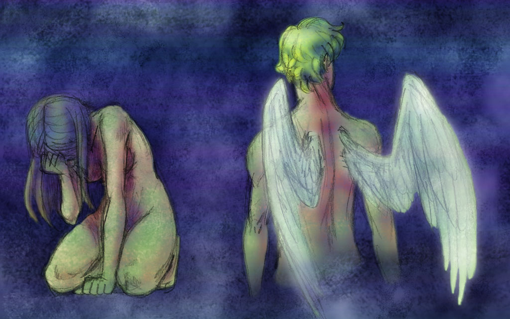 Colored-Eros and Psyche