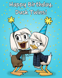 Happy Birthday, Duck Twins!