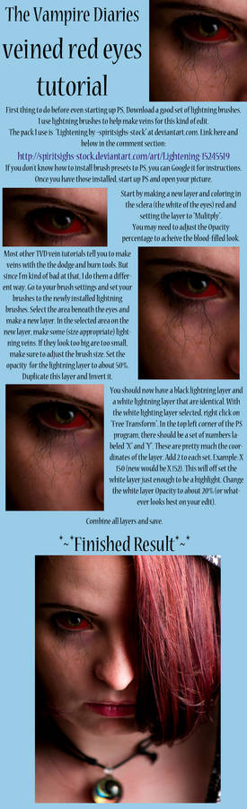 The Vampire Diaries Veined Eye Tutorial