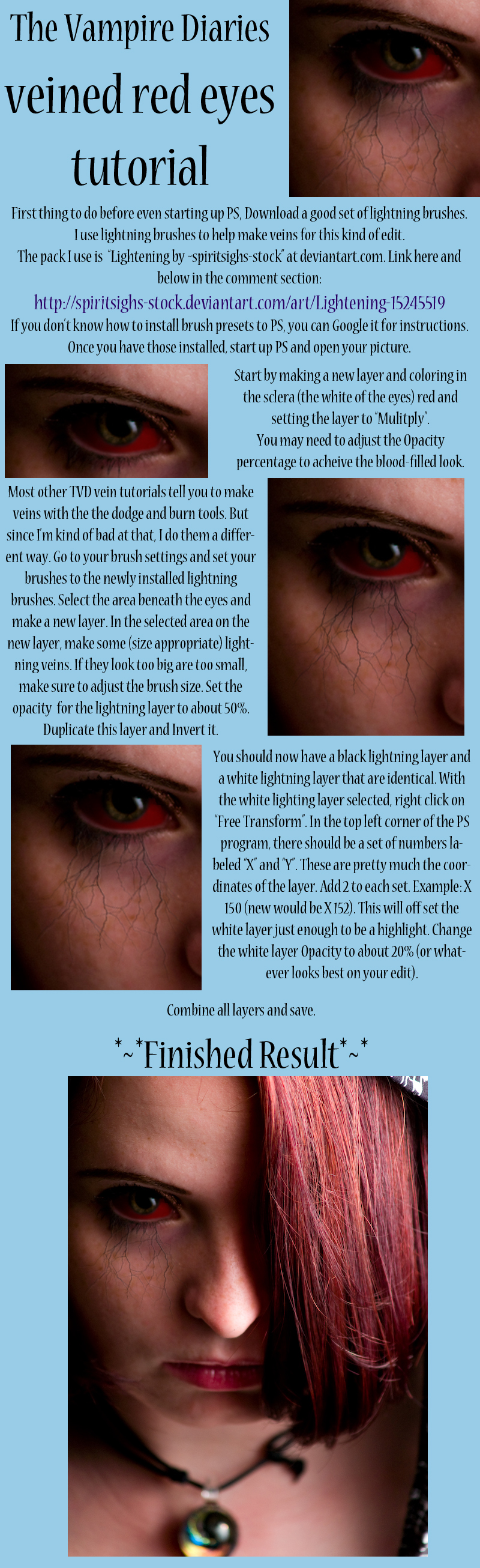 The Vampire Diaries Veined Eye Tutorial