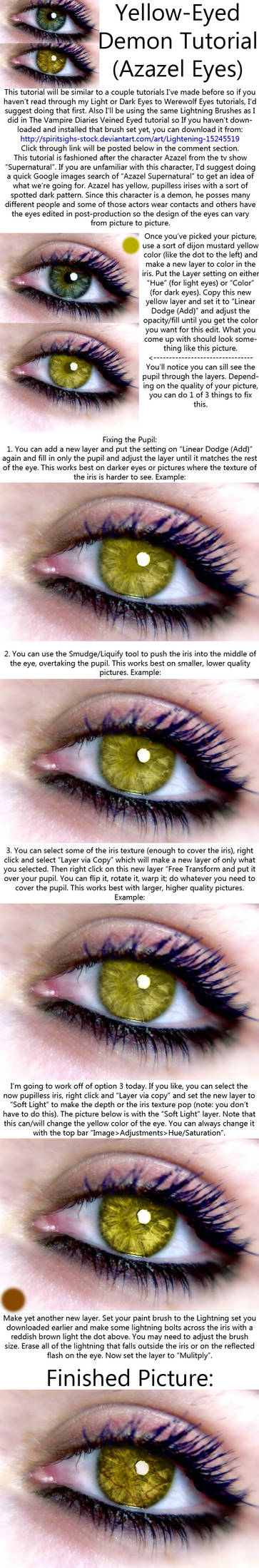 Yellow Eyed Demon Tutorial