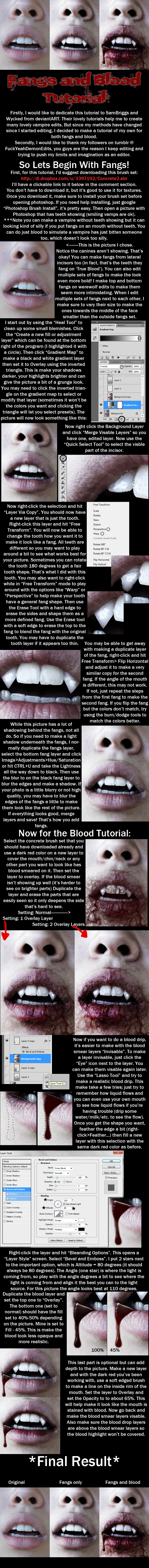 Fang and Blood tutorial