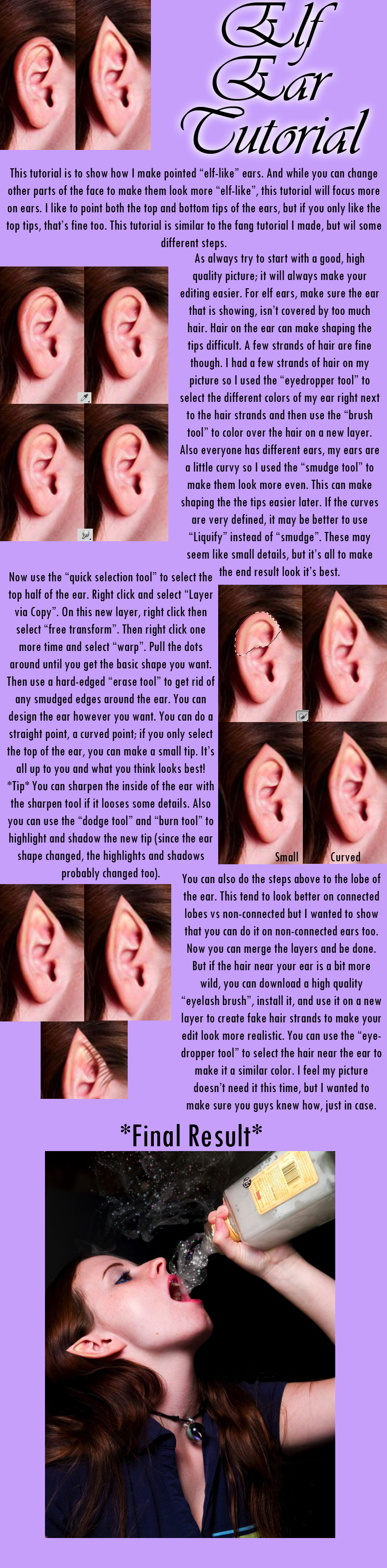 Elf Ears Tutorial