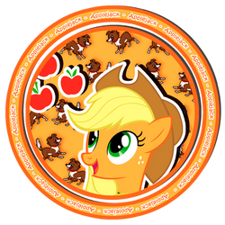 Applejack sweet button