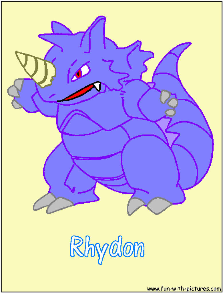 My Rhydon by Fangthedragonwolf4 on DeviantArt