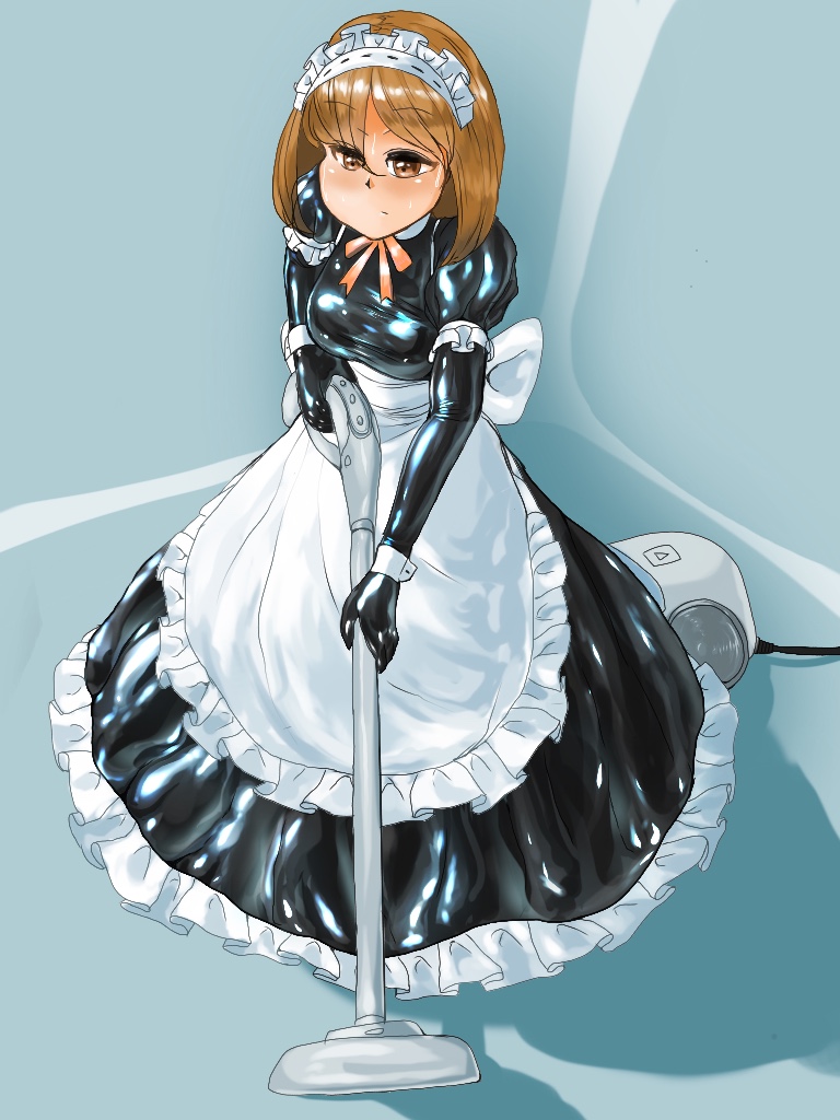 Latex maid by Tiasti on DeviantArt