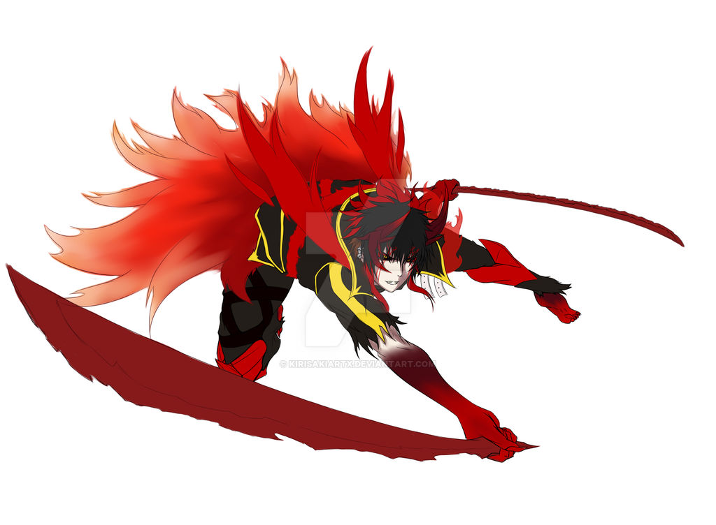 Demon Base Form Suzaku Demon Form (WIP) base color by kirisakiartx on DeviantArt