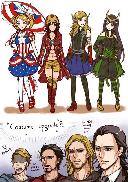 avengers costume upgrades