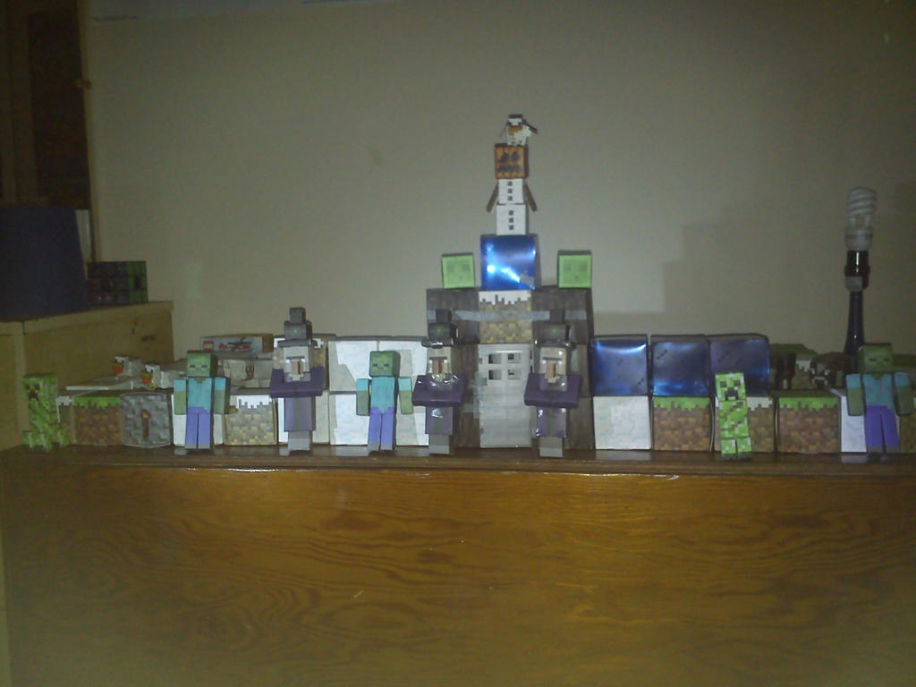 Paper Minecraft Deviantart Paper MineCraft by QueenofBlades7 on DeviantArt