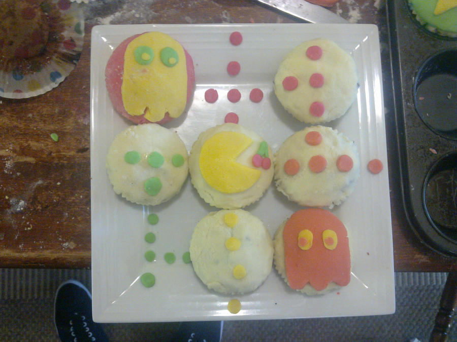 Pacman Cupcakes