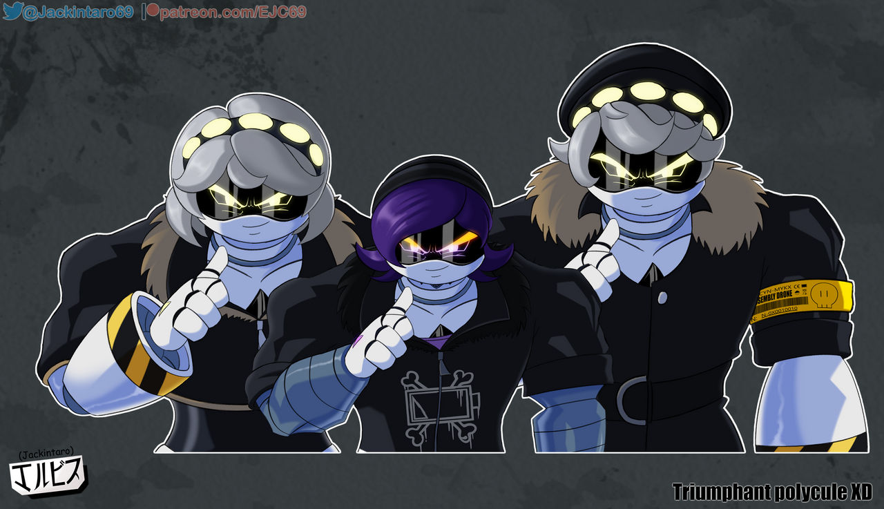 Triumphant polycule XD by Jackintaro on DeviantArt