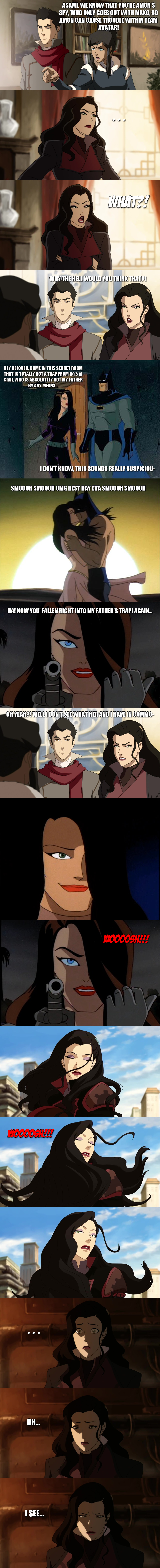 Legend of Korra - Asami, the spy...