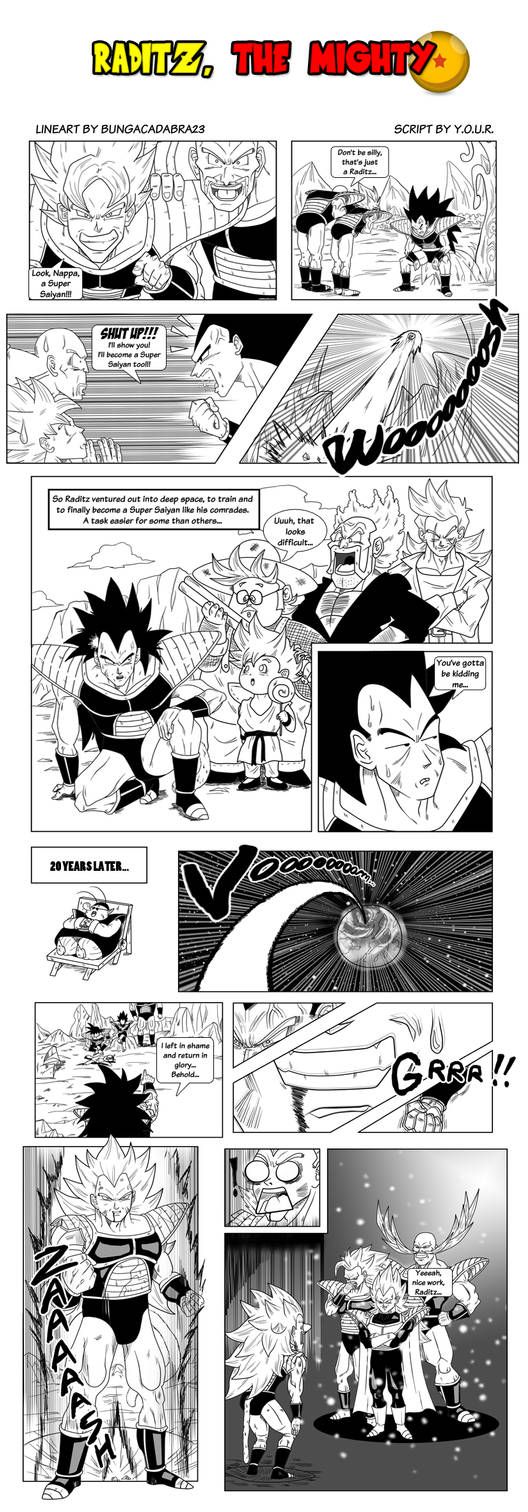 Raditz, the Mighty... - a DBM contest entry by yourparodies on DeviantArt