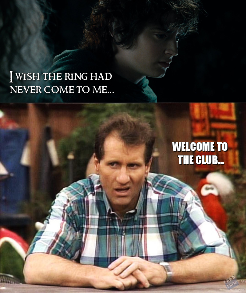 The Lord of the Rings - of rings and regrets...