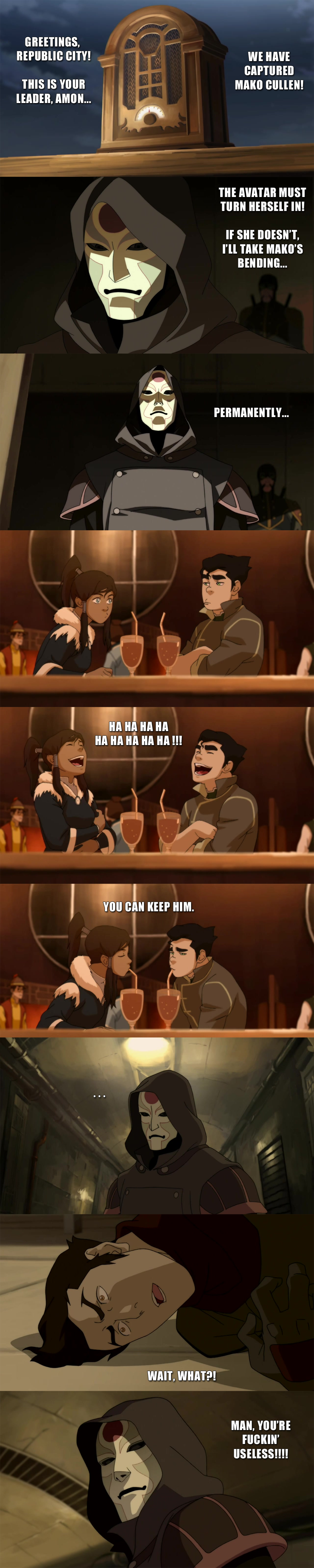 Legend of Korra - The blackmail...