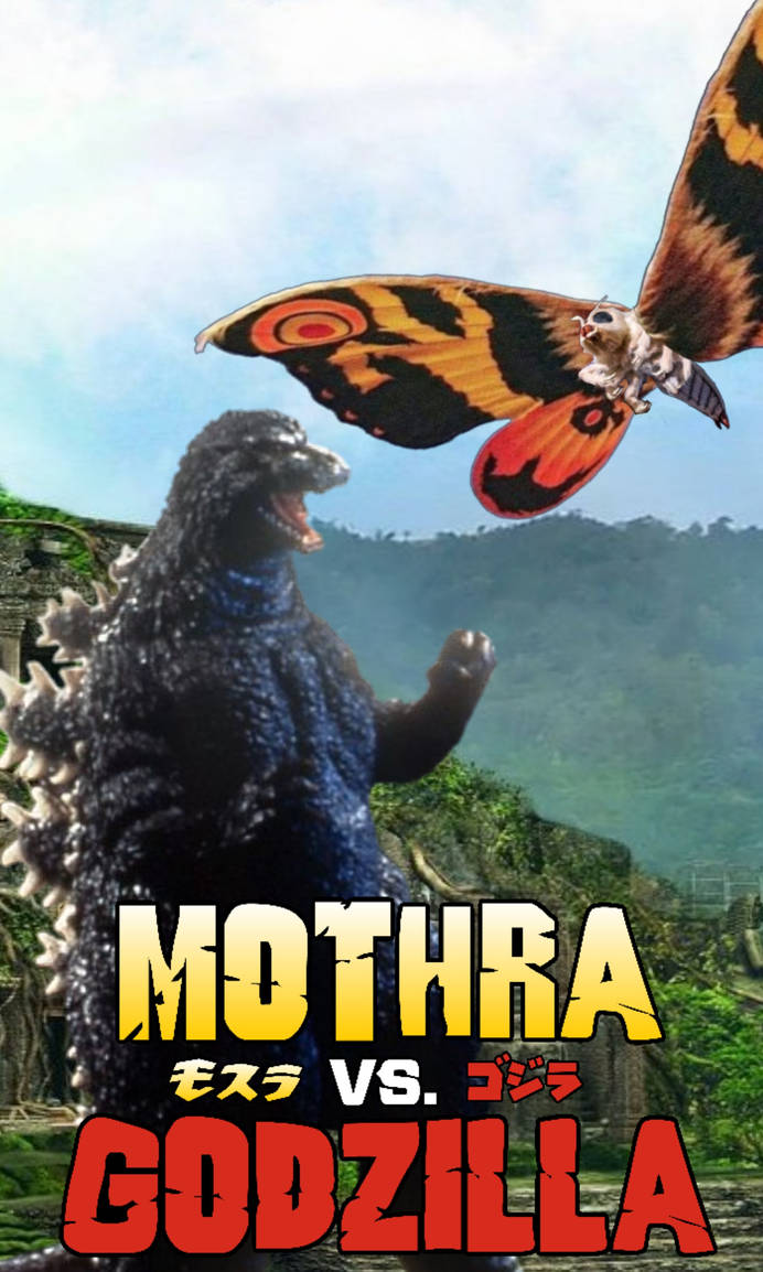 Godzilla vs mothra by tyrant2054 on DeviantArt