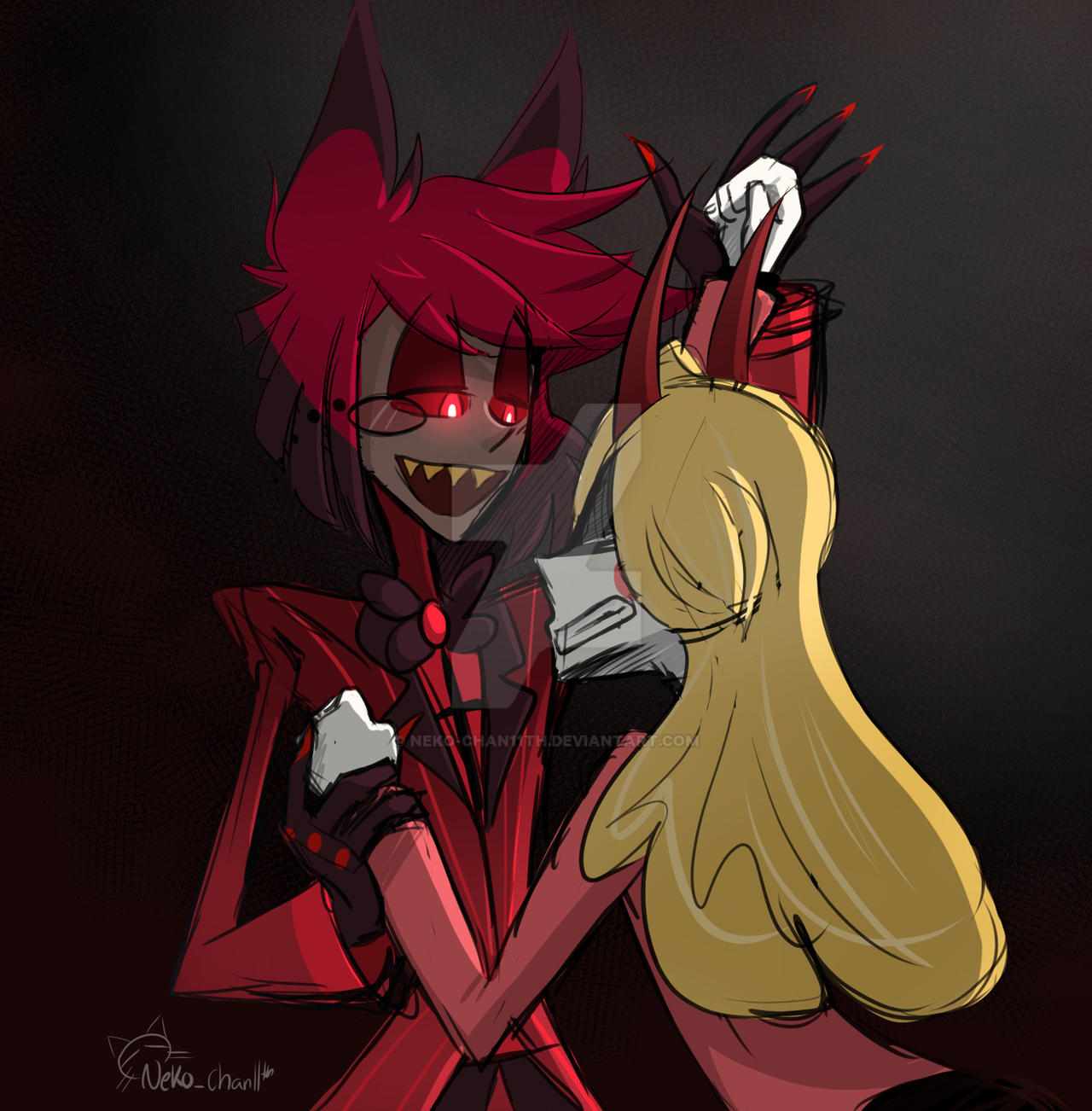Alastor Being Mean By Neko Chan11th On DeviantArt alastor-being-mean-by-neko-chan11th-on-deviantart