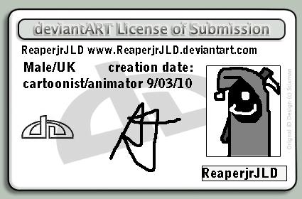 Reaper jr's licence