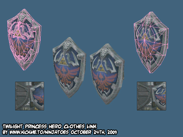 Hylian shield simplification