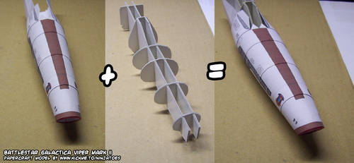 papercraft Viper ribs