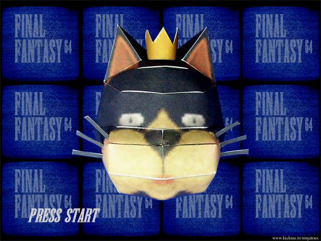 Final Fantasy 64 papercraft