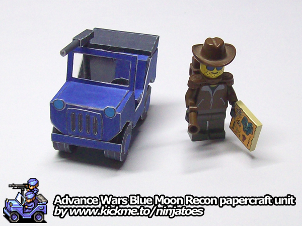 Indy's papercraft jeep