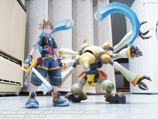 Sora + Kurt Zisa papercrafts