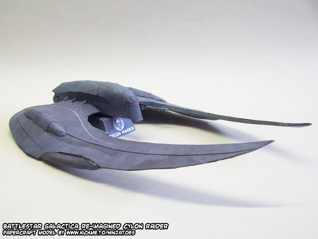 Cylon Paper papercraft Cylon Raider by ninjatoespapercraft on DeviantArt