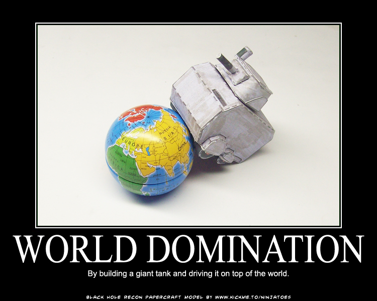 Papercraft world domination