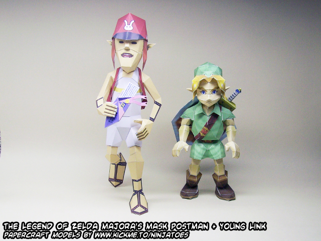 Postman + Link papercrafts