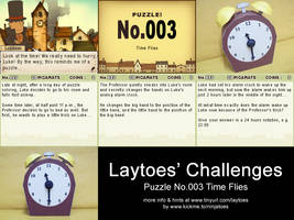 Laytoes' Challenge 003 papercraft puzzle